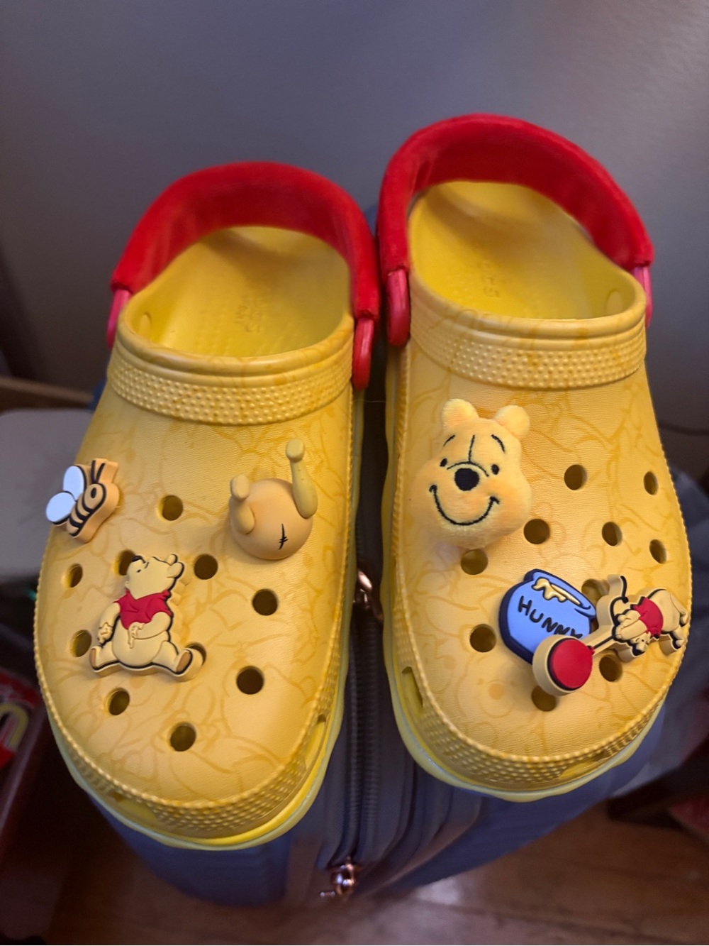 Winnie the Pooh x crocs platform clogs
